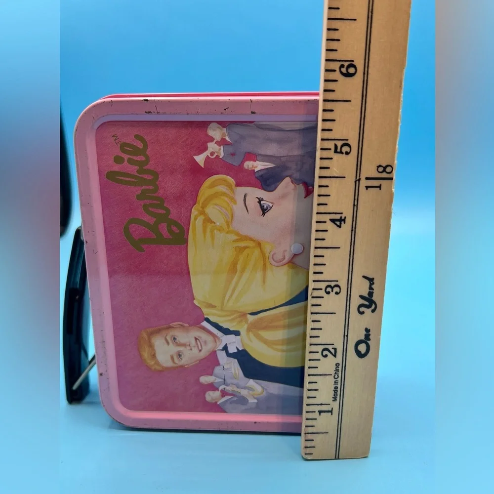 Barbie Pink and Yellow Retro Lunchbox